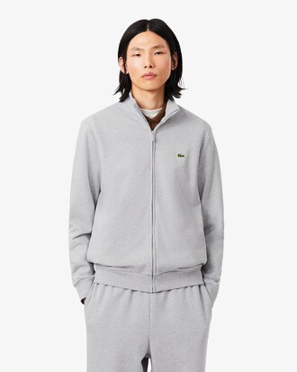 Zipped Cotton Fleece Sweatshirt