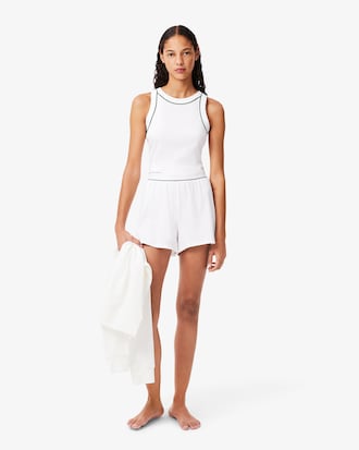 Ribbed Cotton Pyjama Set