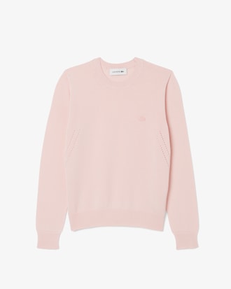 3D Knit Crew Neck Sweater
