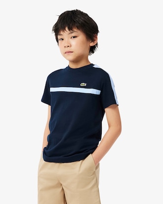 Cotton Colour-Block T-shirt