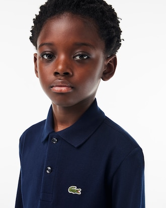 Long Sleeve Petit Piqué Polo Shirt