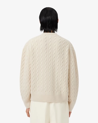 Runway Cashmere Cable Knit Cardigan