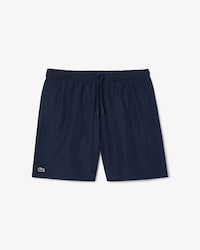 Mid Length Monochrome Swim Trunks