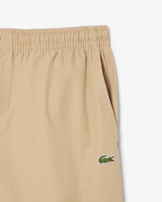 Relaxed Fit Poplin Shorts