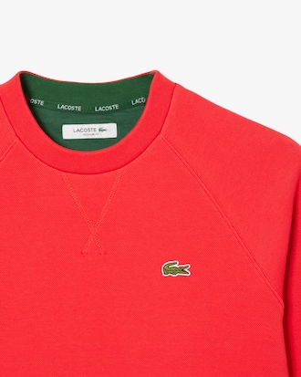 Crew Neck Piqué Sweatshirt