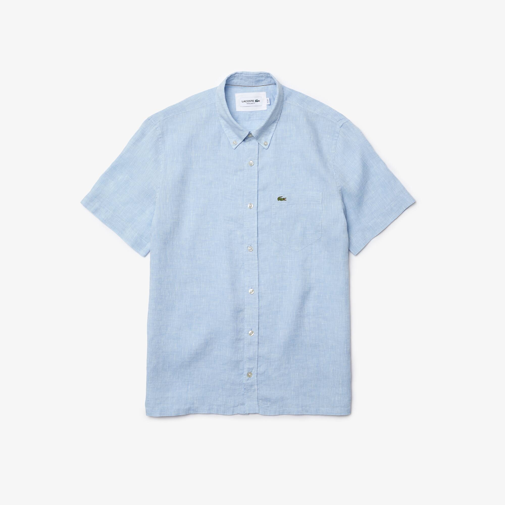Men's Regular Fit Linen Shirt - Men's 