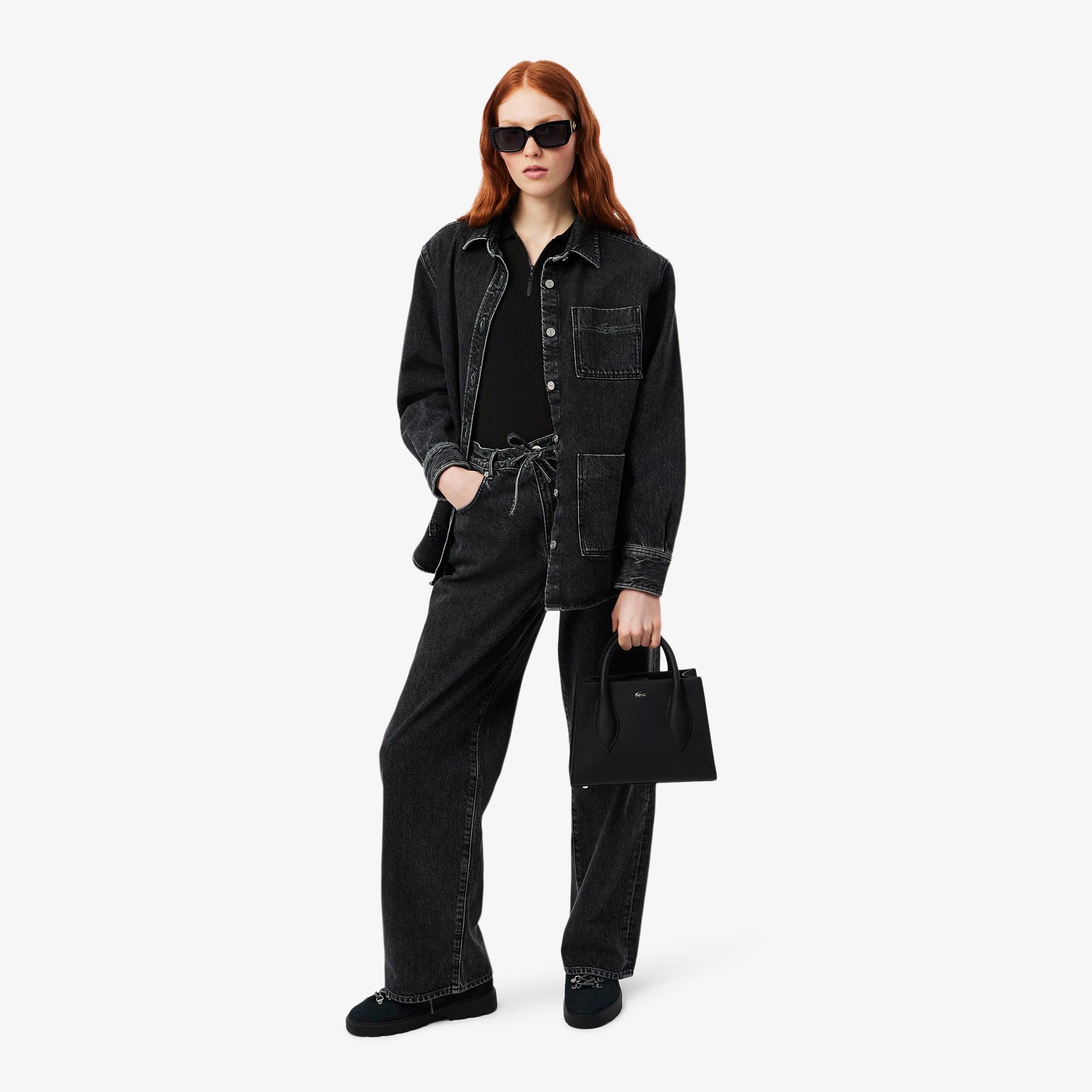 3D Ribbed Knit Polo Shirt - Women's Knitwear - New In 2026 | Lacoste