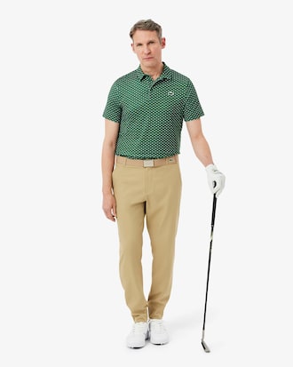 Regular Fit Printed Golf Polo Shirt