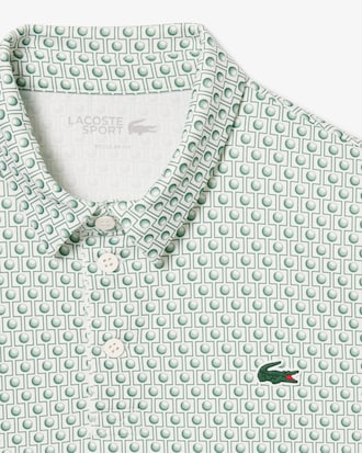 Regular Fit Printed Golf Polo Shirt