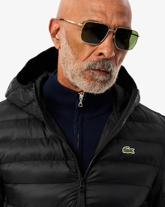 Water-Repellent Quilted Puffed Jacket