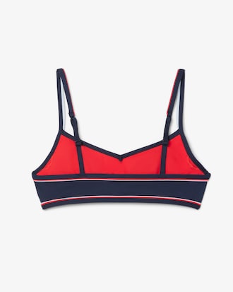 Trim Accent Swim Top