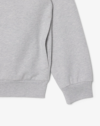 Zipped Cotton Fleece Sweatshirt