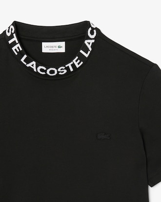 Jacquard Branded Piqué T-shirt