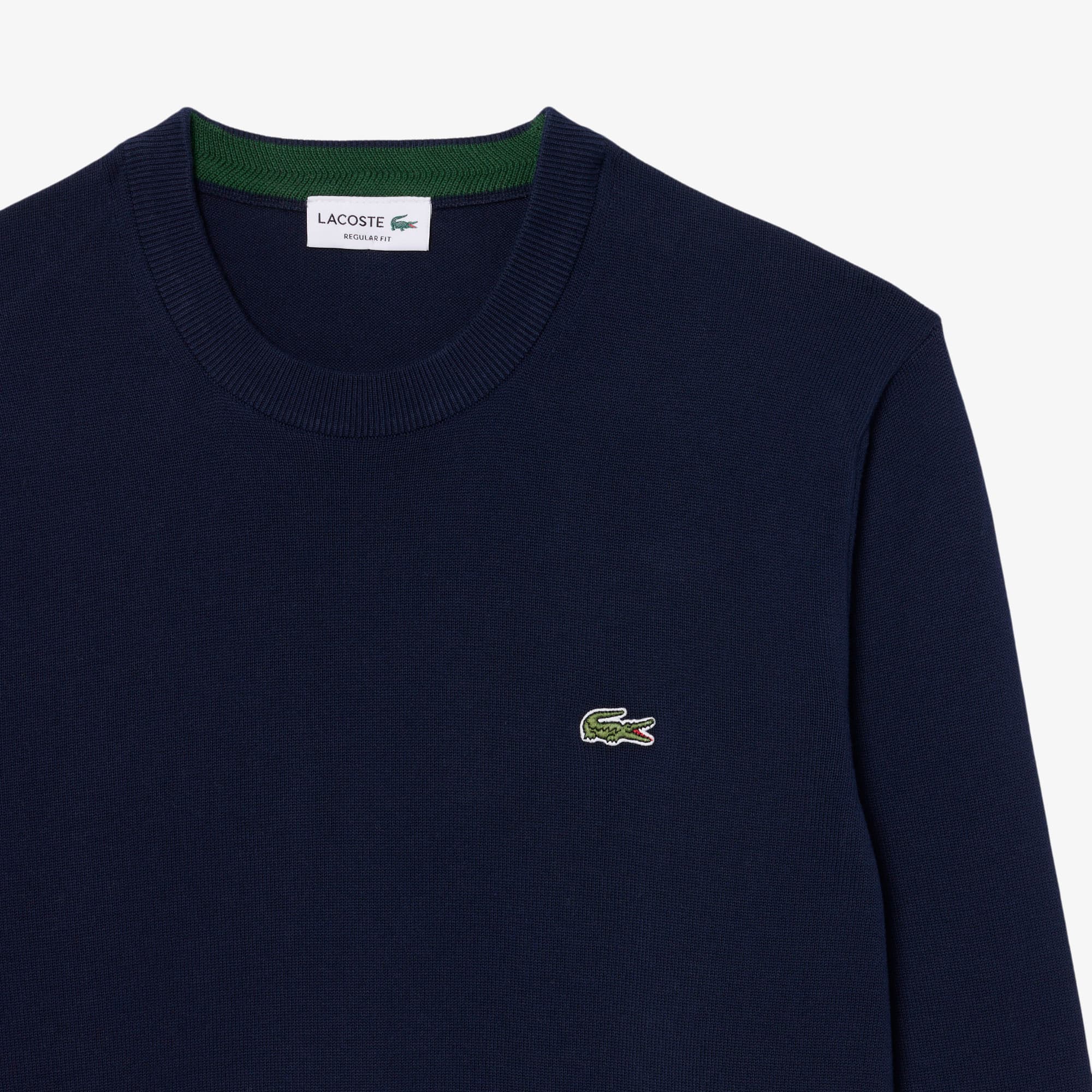 Monochrome Crew Neck Cotton Sweater - Men's Knitwear - New In 2026