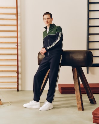 Tennis Zipped Colour-Block Sweatshirt