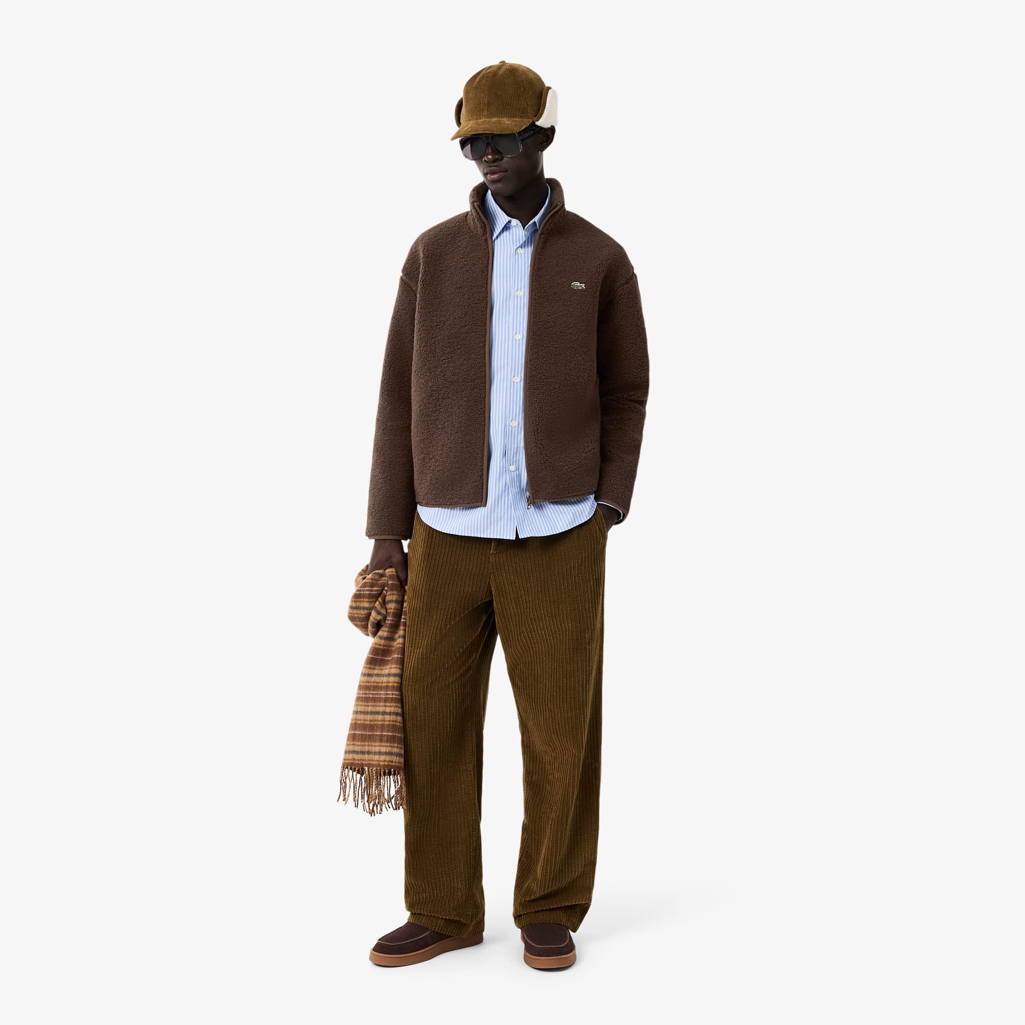 High Neck Sherpa Jacket - Men's Jackets & Coats - New In 2026
