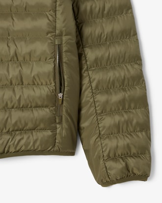 Water-Repellent Quilted Puffed Jacket