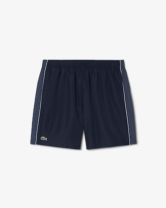 Mid Length Colorblock Swim Trunks