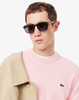 Monochrome Crew Neck Cotton Sweater