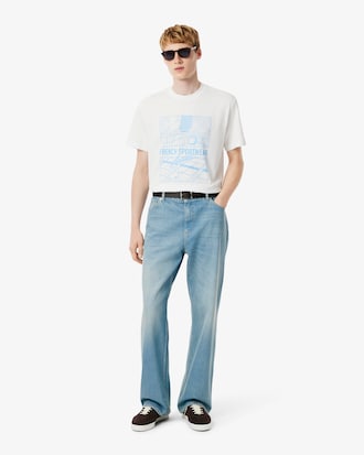 Loose Fit 5 Pocket Denim Jeans