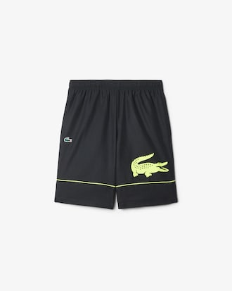 Printed Diamond Taffeta Tennis Shorts