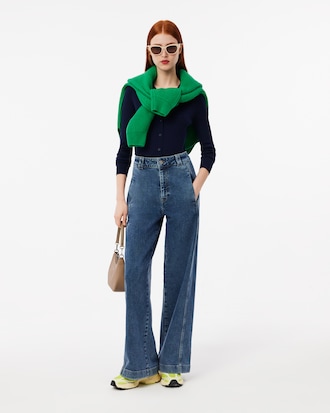 Merino Wool 3D Knit Cardigan