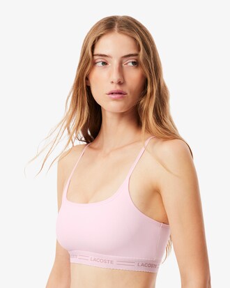 Scallop Band Microfiber Bralette