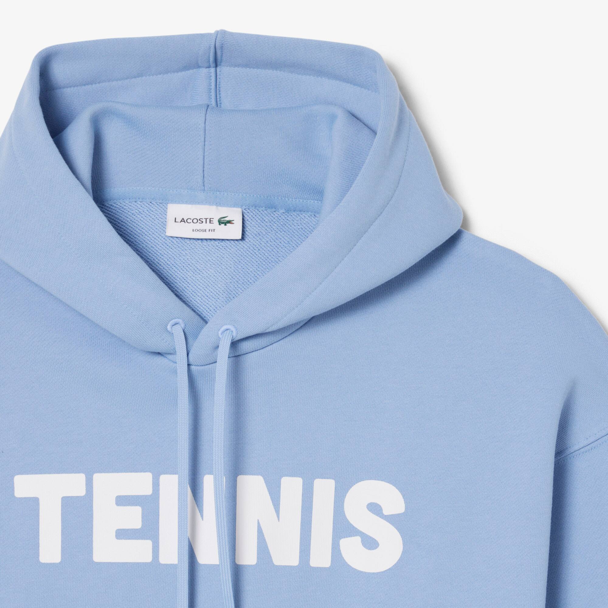 Tennis Print Hoodie - Men's Sweatshirts - New In 2026 | Lacoste