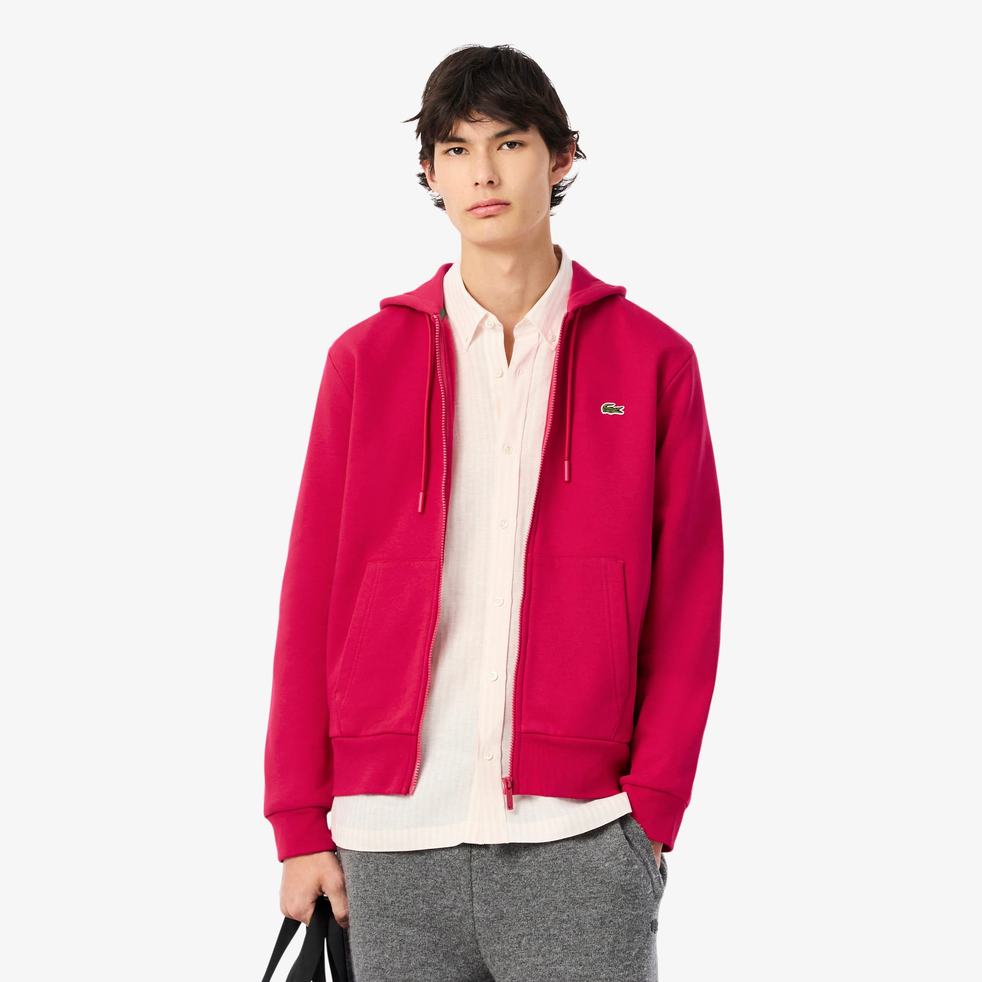 Men's Hoodie in Organic Cotton and Kangaroo Pocket | Lacoste UK