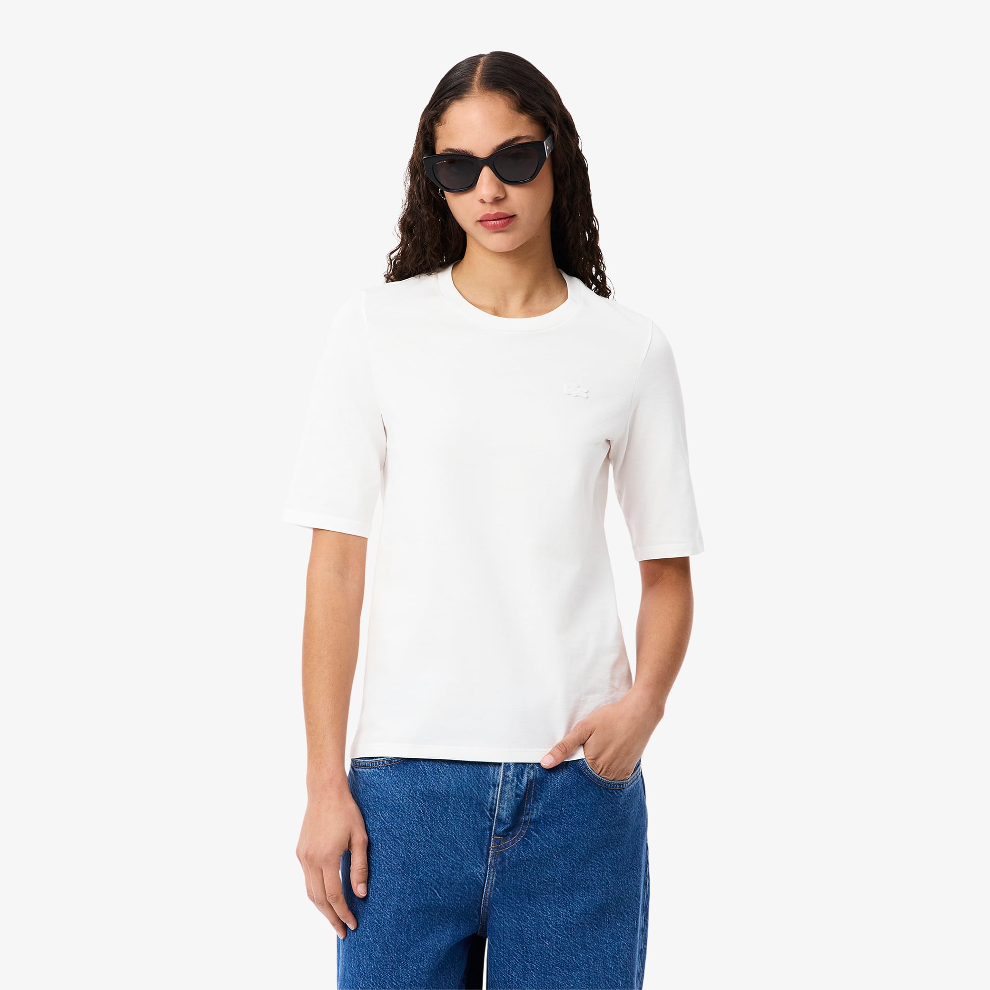 Soft Cotton Three Quarter Sleeve T-shirt - Women's T-Shirts - New