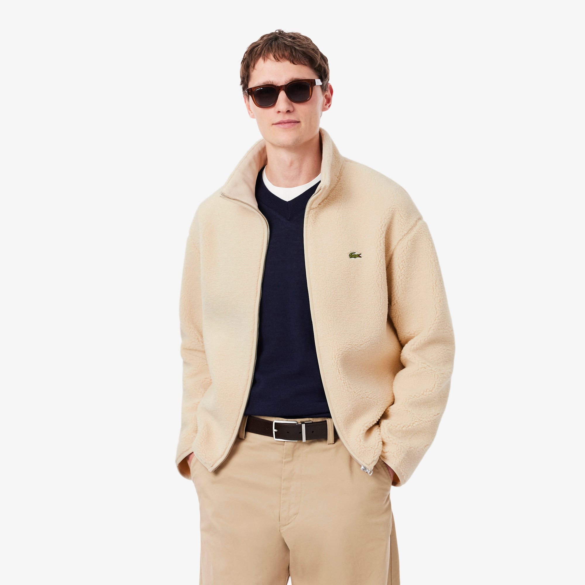 High Neck Sherpa Jacket - Men's Jackets & Coats - New In 2026