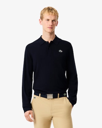 Polo Collar Stretch Golf Sweater