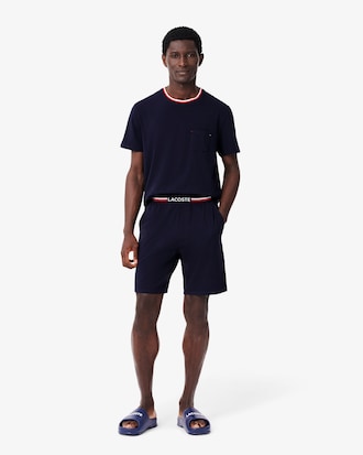 Pyjama Shorts With Three-Tone Waistband