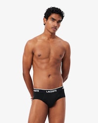 3-Pack Plain Cotton Logo Briefs