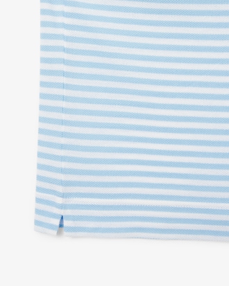 Classic Fit L.12.12 Striped Petit Piqu&eacute; Polo Shirt