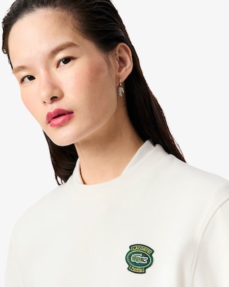 Crew Neck Badge Sweatshirt