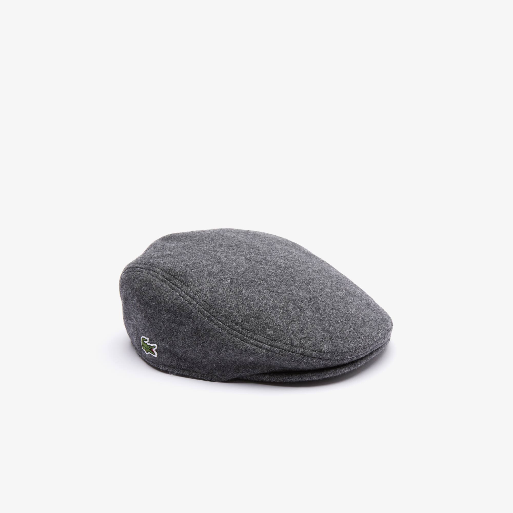 lacoste flat cap grey