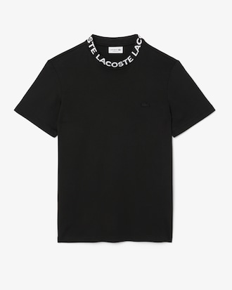Jacquard Branded Piqué T-shirt