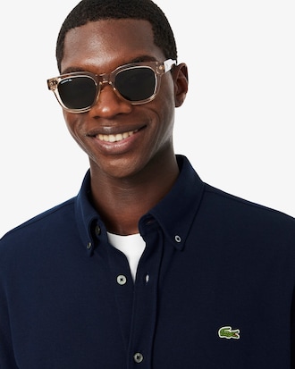 Regular Fit Piqu&eacute; Shirt
