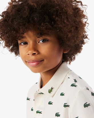 Printed Petit Piqu&eacute; Polo Shirt