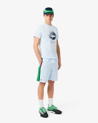 Lightweight Colour-Block Stripe Tennis Shorts