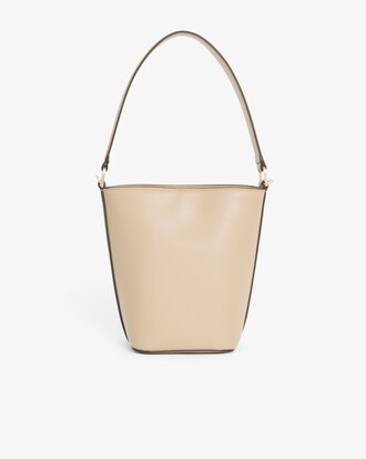 Small Tennis Bliss Leather Bucket Bag