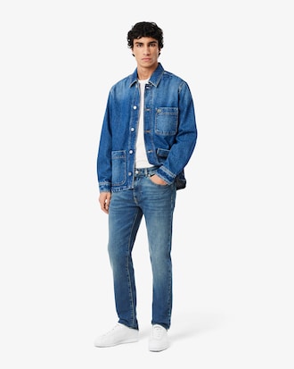 5 Pocket Slim Fit Indigo Jeans