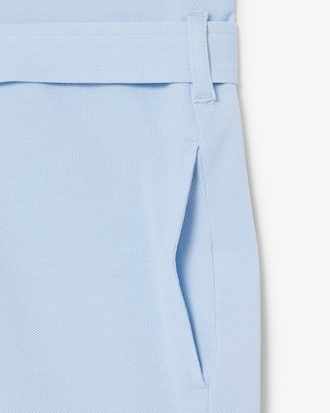 Stretch Piqu&eacute; Polo Collar Playsuit