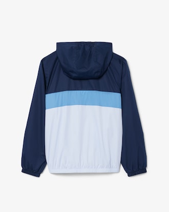 Unisex Hooded Diamond Taffeta Windbreaker