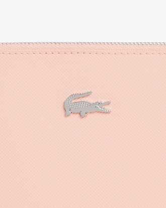 Anna Coated Piqu&eacute; Canvas Pouch