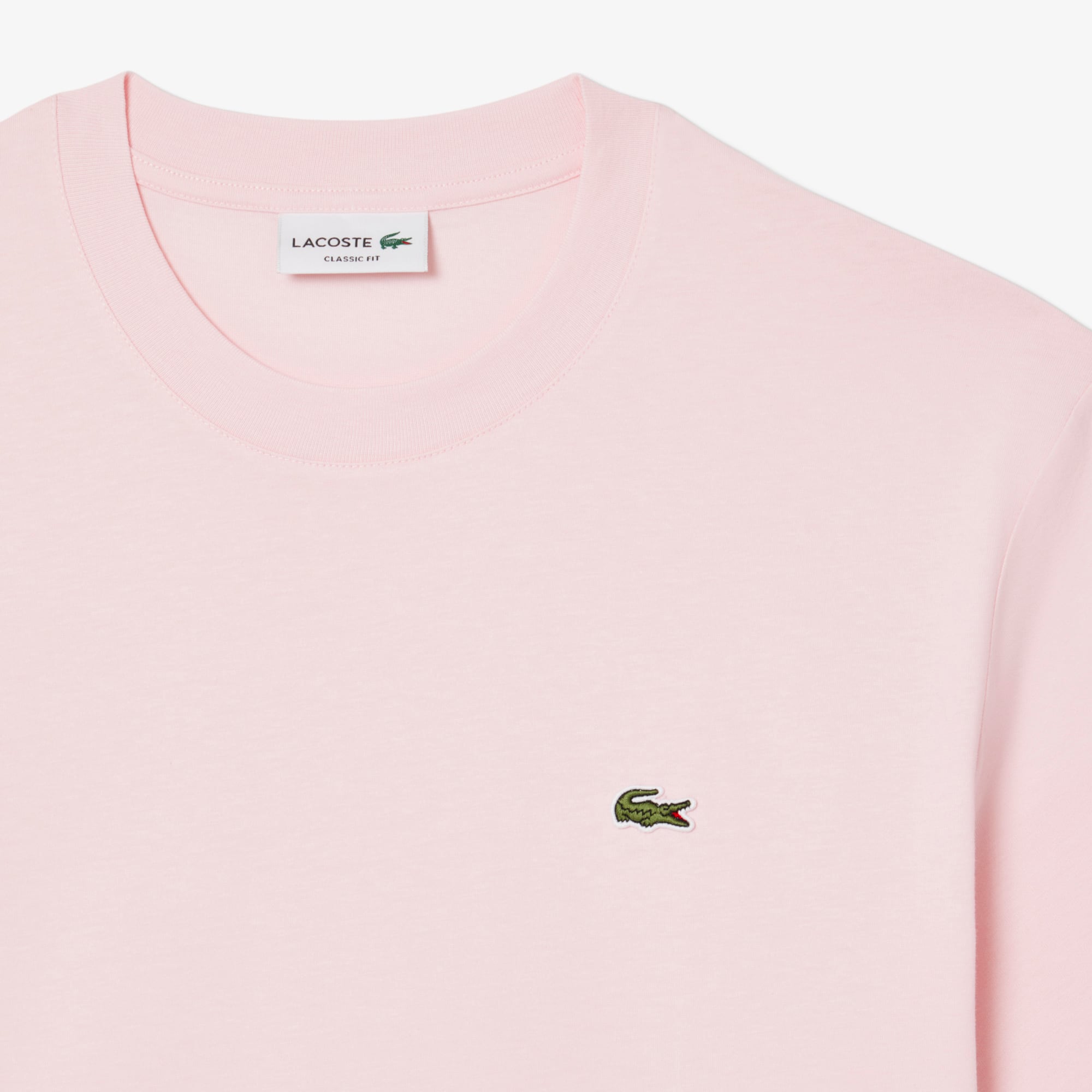 Tシャツ・カットソー LACOSTE Men T-shirt Pink TH7318 T03 TH7318_T03_20.jpg