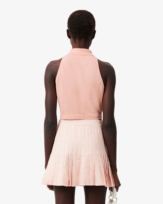 Sleeveless Piqu&eacute; Polo Shirt