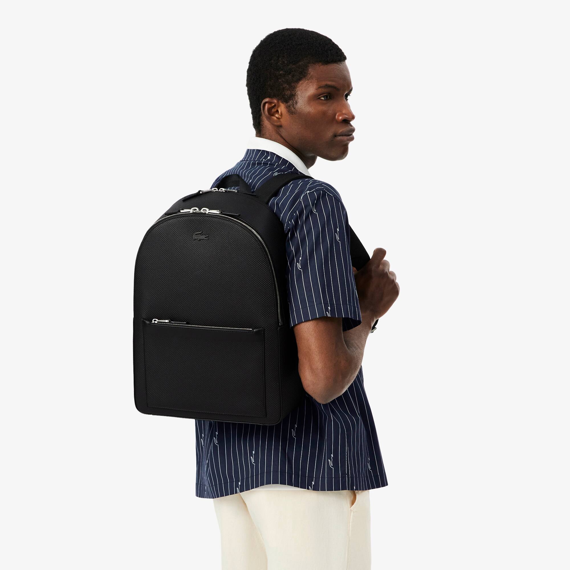 Chantaco Piqué Leather Backpack - Backpacks - New In 2026 | Lacoste