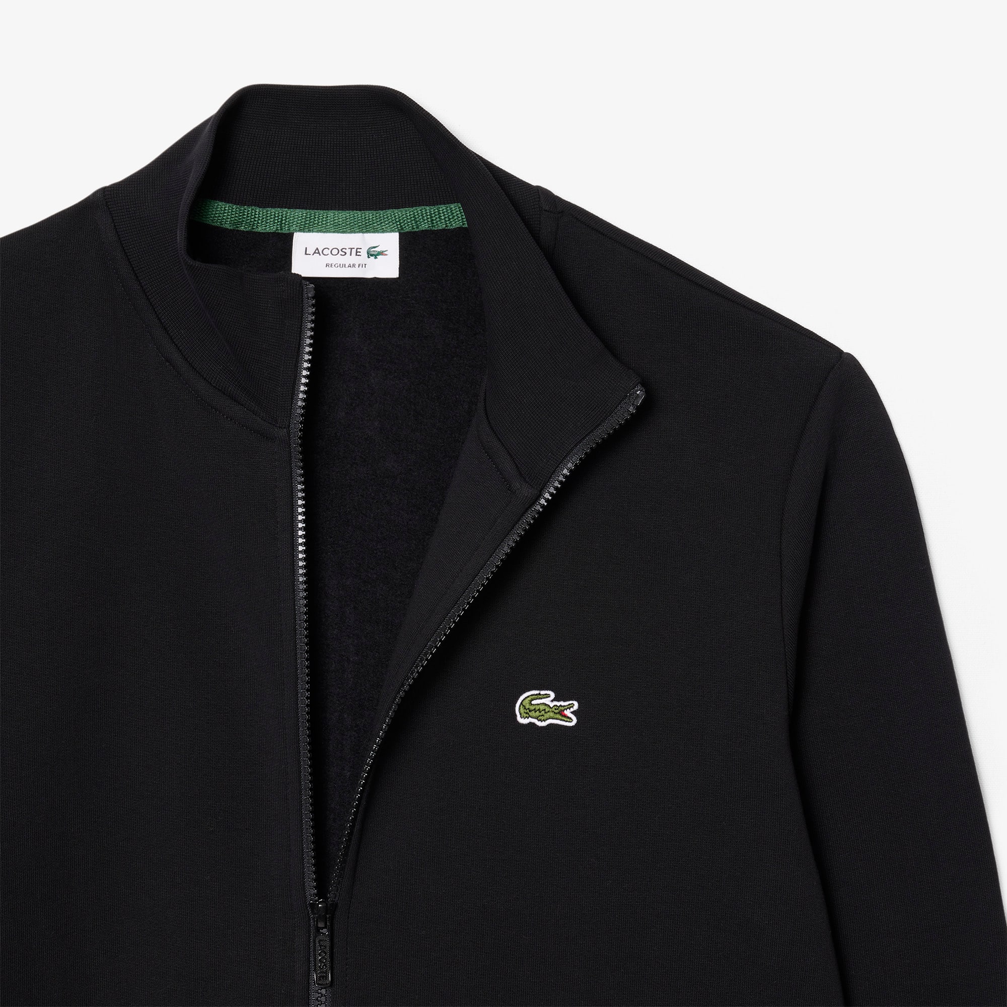 Zip-Up High Neck Fleece Sweatshirt - Men's Sweatshirts - New In